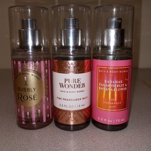 2.5 oz BBW fragrances